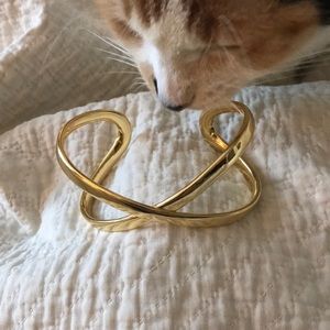 Talbots gold tone cuff bracelet